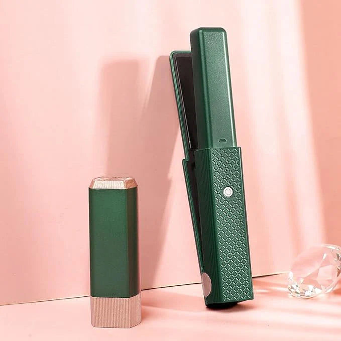 Portable 2-in-1 Hair Straightener & Curler