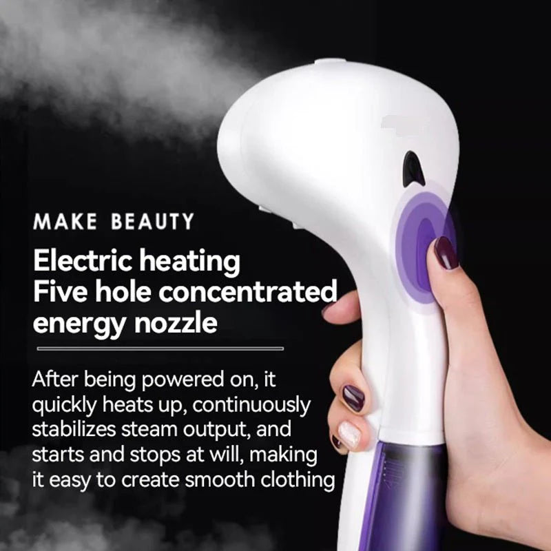 Portable Handheld Clothes Steamer with Travel Bag
