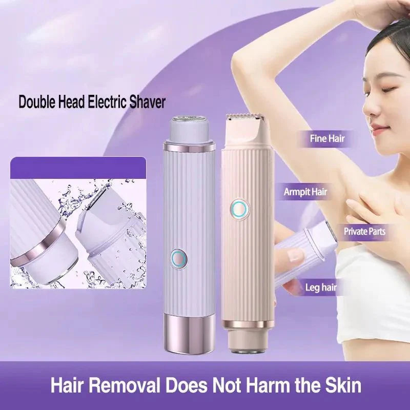 2-in-1 Double Head Electric Shaver