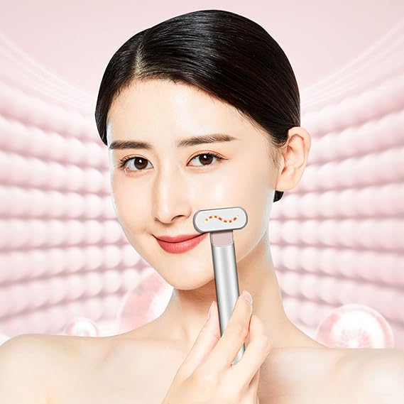 Eye Beauty Device | Red & Blue Light Skincare Wand for Radiant Skin