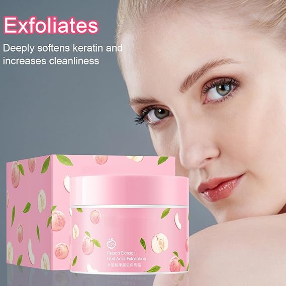 Peach Extract Fruit Acid Exfoliating Body Scrub